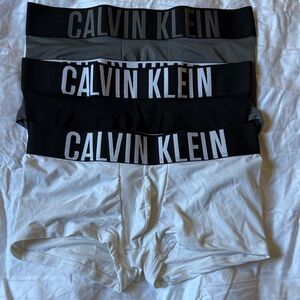 Calvin Klein Boxer Briefs - Black, Gray, and White 3 COLORS